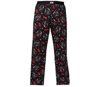 Recovered STAR WARS Pyjamas - Darth Vader Lounge Pants - Erwachsene, XL - 100% Baumwolle Lounge Wear, Nachtwäsche, PJs, PJ Bottoms - Offiziell lizenziert