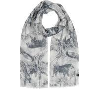 FRAAS - Schal Sustainability Edition - Stola mit wilden Tieren poppy seed - Gr. - OS