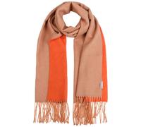 Recycled Wool Mix Doubleface Schal by Fraas orange One Size