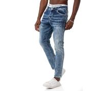 Red Bridge Herren Jeans Hose Denim Pants Destroyed-Look Blau W38 L32