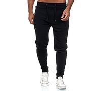 Red Bridge Herren Jogginghose Jogger Hose Freizeithose Sweat-Pants R-B-J M4236-Schwarz-S