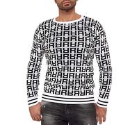 Red Bridge Herren Pullover Strickpullover Allover R Weiß S