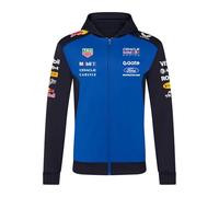 Red Bull ENERGY WEAR Oracle RB Racing Replica Zip Hoodie Blau