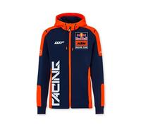 Red Bull - KTM Replica Team Zip Hoodie - Offizielles Merchandise, Dynamischer Renn-Print, Premium-Qualität - Herren - Größe 3XL - Blau/Orange