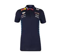 Red Bull Racing F1 Damen 2024 Team Poloshirt, Nachthimmel (Night Sky), X-Groß