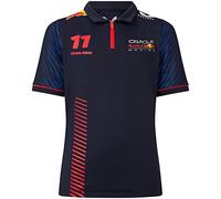 Red Bull Racing F1 Team Sergio Perez 11 Formula Kinder-Poloshirt Offizielle Formel 1 - Blau - 12 Jahre