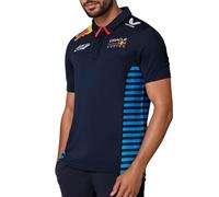 Red Bull Racing Max Verstappen Short Sleeved Polo Shirt 2024 (DE/NL/SE/PL, Alphanumerisch, L, Regular, Regular, Night Sky)