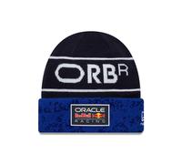 Red Bull Racing New Era Beanie mit ORBR-Logo in navy-blau