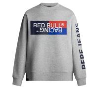 Red Bull Racing X Pepe Jeans Herren RBR Colour Block Graphic Crew Sweatshirt, Grey (Marl Grey), M