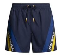 Red Bull Racing X Pepe Jeans Herren RBR Lines Print Shorts, Blau (Marineblau), Verschiedene Größen