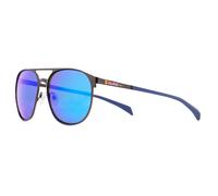 Red Bull Spect - Redms 100 S3 - Sonnenbrille blau (Matt Gun / Smoke Dark Blue Mirror)