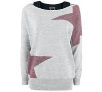 RED by EMP Cut Me Loose Strickpullover grau schwarz in 4XL