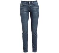 RED by EMP Damen Blaue Basic Jeans mit Waschung im 5 Pocket Style W30L34