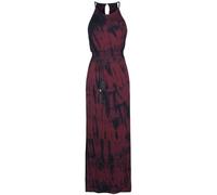 RED by EMP Batik Maxikleid Langes Kleid rot schwarz in XL
