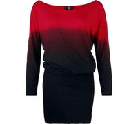 RED by EMP Kleid mit Farbverlauf Kurzes Kleid schwarz rot in L
