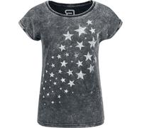 RED by EMP Girl Shirt mit Sternen T-Shirt grau in L