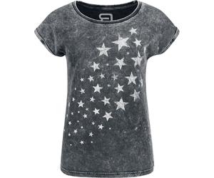 RED by EMP Girl Shirt mit Sternen T-Shirt grau in XL