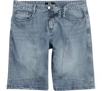 RED by EMP Herren Blaue knielange Shorts im Baggy Fit 33