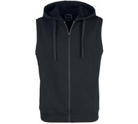 RED by EMP Schwarze Sweat Weste mit Kapuze Weste schwarz in XXL