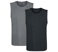 RED by EMP Double Tank Tank-Top schwarz grau in XL