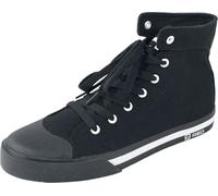 RED by EMP Unisex Schwarze High-Top-Sneaker mit Schnürsenkeln EU41