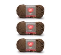 Red Heart Soft Toast Yarn - (Pack of 3) of 141g/5oz - Acrylic - 4 Medi
