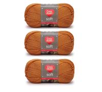 Red Heart Soft Yarn 3er-Pack Mandarine