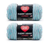 Red Heart Super Saver Jumbo-Isländisches Garn, Acryl, 4 Medium (Kammgarn), 482 Meter, 2 Stück