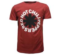 Red Hot Chili Peppers Asterisk T-Shirt Rot - Offizielles Merchandise Größe: XL Rot