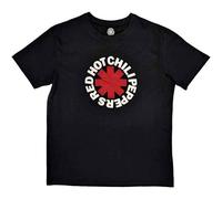 Rocks Off T-Shirt Red Hot Chili Peppers Classic Asterisk Schwarz Größe M
