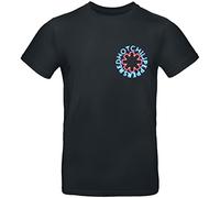 Red Hot Chili Peppers Neon Logo Männer T-Shirt schwarz XXL 100% Baumwolle Band-Merch, Bands