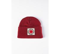Red Hot Chili Peppers - Square Logo Bordeaux - Beanie - Weinrot - Onesize - 100% Baumwolle Weinrot Onesize