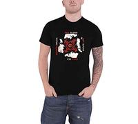 Red Hot Chili Peppers T-Shirt Blood Sugar Sex Magic Neu Offizieller Herren Schwarz, Schwarz, L