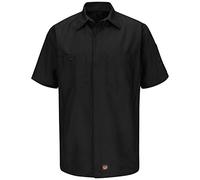 Red Kap Herren Men's Short Sleeve Two-Tone Crew Shirt Hemd (1er Pack)