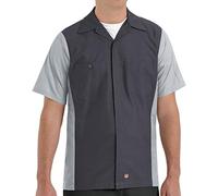 Red Kap Herren Men's Short Sleeve Two-Tone Crew Shirt Hemd (1er Pack)