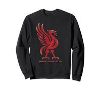 Red Liverpool England Est. 1207 Colossal Liverbird Aged Sweatshirt