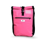 Red Loon Kurier Rucksack - Courier Bag - Fahrradtasche Kuriertasche - Rolltop Rucksack - Backroller Classic - Backpack - Kurierrucksack rosa LKW-Plane