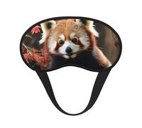 Red Pandas Schlafmaske für Seitenschläfer, Verdunkelungs-Augenmaske für Damen und Herren, Nulldruck-Schlafmasken, weiche, atmungsaktive Augenabdeckung, bequeme Augenbinde, Lidschatten für Nachtschlaf
