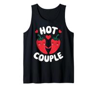 Red Pepper Chili Hot Passendes Paar für scharfes Essen Tank Top