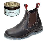 Redback UBOK Work Boots aus Australien - Unisex + Lederpflege - Claret Brown - UK 13.0 / EU 48.0