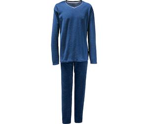 REDBEST Frottee Herren-Schlafanzug 50 marine