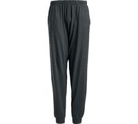 REDBEST Herren-Hose, lang mit Bündchen Single-Jersey anthrazit meliert Größe 54