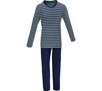 REDBEST Single-Jersey Herren-Schlafanzug blau 52