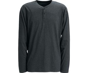 REDBEST Mix & Match Single-Jersey Herren-Langarmshirt 50 anthrazit meliert
