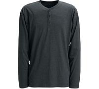 REDBEST Mix & Match Single-Jersey Herren-Langarmshirt 58 anthrazit meliert