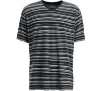 REDBEST Mix & Match Single-Jersey Herren-T-Shirt geringelt 54 anthrazit meliert