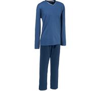 REDBEST Single-Jersey Herren-Schlafanzug 50 blau