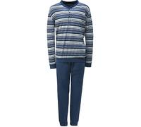 REDBEST Single-Jersey Herren-Schlafanzug 56 dunkelblau