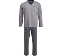 REDBEST Single-Jersey Herren-Schlafanzug 56 grau