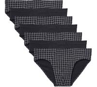 REDBEST Single-Jersey Herren-Slip im 7er-Pack 8 schwarz